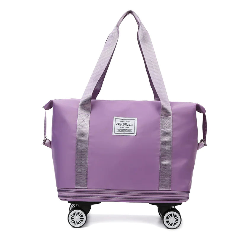 Expandable Travel Handbag Luggage with Wheels