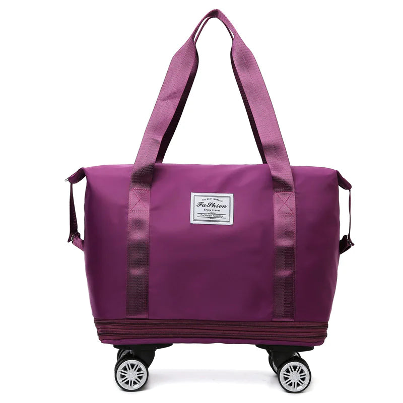 Expandable Travel Handbag Luggage with Wheels