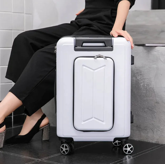 Carry On Luggage Durable ABS Hard Shell Trolley Case