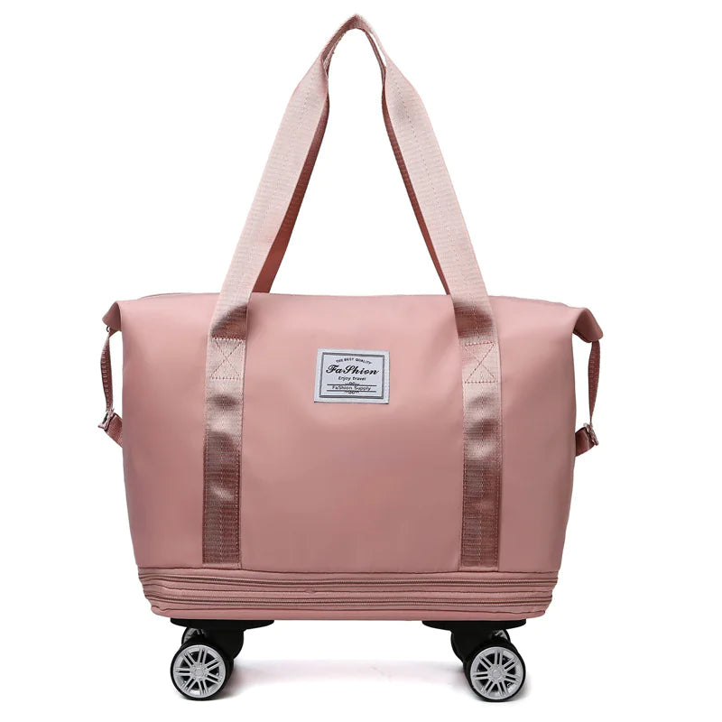 Expandable Travel Handbag Luggage with Wheels